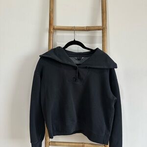Banana Republic Charcoal Hoodie Sweatshirt